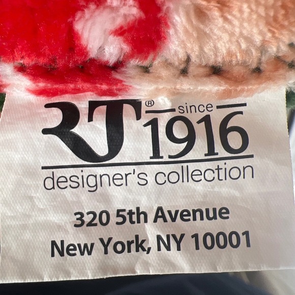 RJ 1916 Holiday Hot Cocoa Plush Fleece Throw Blanket Green Christmas Mugs Candy - Picture 5 of 5